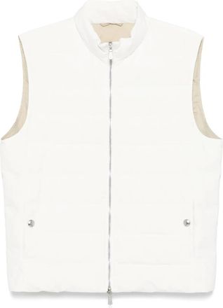 Eleventy Gilet imbottito - Bianco