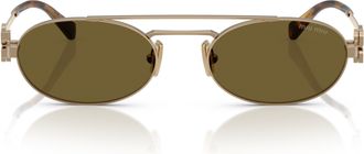 Miu Miu 0mu 54zs Oval Lens Sunglasses