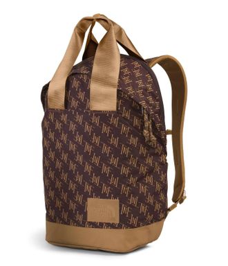 The North Face Never Stop Daypack Womens Brown TNF Monogram Backpack UPS1164
