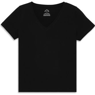 primary Adult Easy V-Neck Tee in Black at Nordstrom, Size X-Small