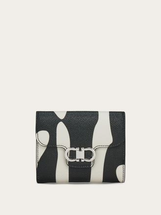 Ferragamo Donna Portafoglio compatto Gancini Verde