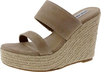 Steve Madden Womens Steve Madden Sunrise Wedge Sandal Tan SUNR01S1