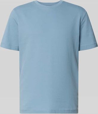 Tom Tailor Regular Fit T-Shirt aus Baumwoll-Mix in Rauchblau, Gr&ouml;&szlig;e XXXL