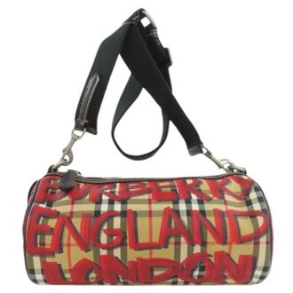 Burberry Pre-owned Shoulder Bags, female, Multicolor, Size: ONE SIZE Pre-owned Vintage Shoulder Bag