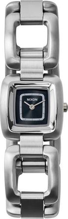 Nixon Sisi Stainless Steel Bracelet Watch in All Silver/black at Nordstrom