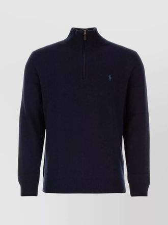 Polo Ralph Lauren wool ribbed quarter-zip jumper