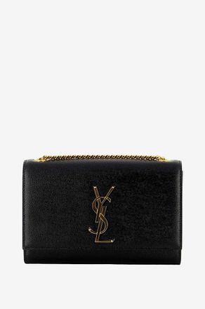 Saint Laurent Schultertasche aus Grain de Poudre-Leder New Kate Small