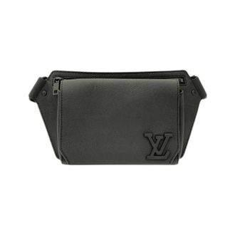 Louis Vuitton Pre-owned Aerogram Takeoff Sling Kalfsleren Schoudertas - Dames - Pre-owned - Zwart - Maat: ONE Size Leer