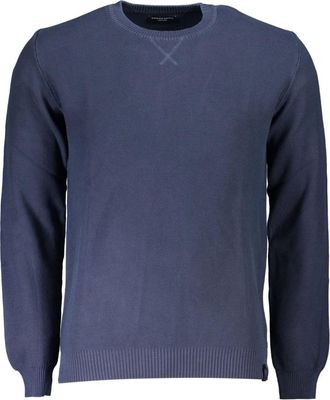 North Sails Truien & Vesten, Heren, Blauw, 3Xl, Katoen, Blauw Katoenen Shirt met Lange Mouwen