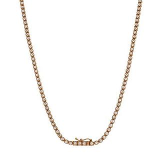 LuvMyJewelry LMJ 14K Rose Gold Diamond Tennis Chain - 4.62 Carats at Nordstrom