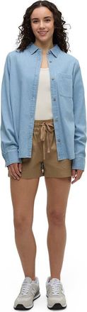 tentree Denim Sloan Shirt in Light Wash at Nordstrom, Size X-Small