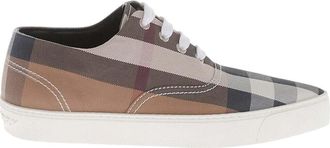 Burberry Brown Lace-up Sneakers