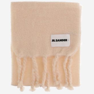 Jil Sander Light Pink wool Blend Scarf