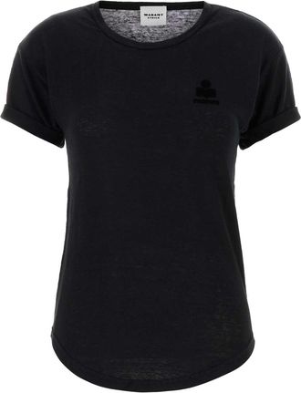 Isabel Marant Black Linen Koldia T Shirt