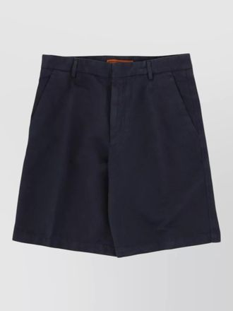 Ermenegildo Zegna tailored shorts featuring belt loops pockets