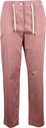 Eleventy Chino Trousers Cotton And Elastane - Pink