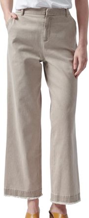 ATM Anthony Thomas Melillo Womens Garment Wash Cotton Twill Boyfriend Pants In Beach Pebble
