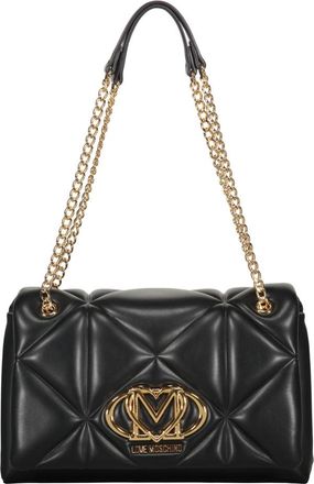 Love Moschino Gewatteerde Schoudertas - Dames - Schoudertassen - Zwart - ONE Size - Tassen