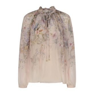 Zimmermann Dames, Blouses & Shirts, Veelkleurig, Maat: XS Viscose