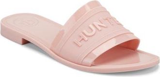 Hunter Marina Slide Sandal in Light Pink 680 at Nordstrom, Size 11