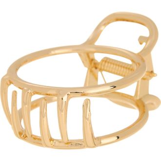 Ettika Simple Circle Jaw Clip in Gold at Nordstrom