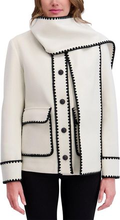 Kensie Scarf Collar Jacket