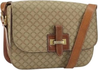 Celine Pre-owned Cross Body Bags, female, Beige, Size: ONE SIZE Pre-owned Vintage Shoulder Bag