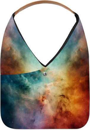 Generic Stars Nebula Reusable Lightweight Grocery Bags - Foldable Into Compact Pouch, Washable & Sturdy, Multipurpose for Shopping and Travel