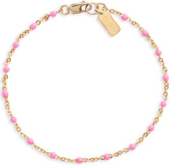 Set & Stones Kaz Bracelet in Gold/pink at Nordstrom, Size 7