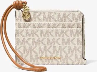 Michael Kors Jet Set Small Signature Logo Card Case Wristlet