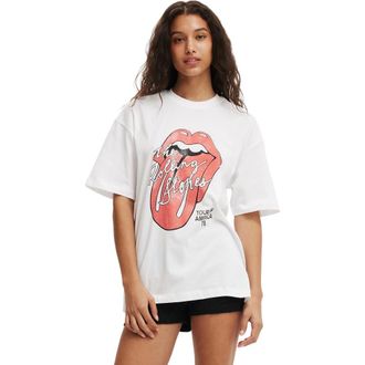 Cotton On The Lcn Music Boxy Graphic Tee in Rolling Stones America 78 at Nordstrom, Size Xx-Small