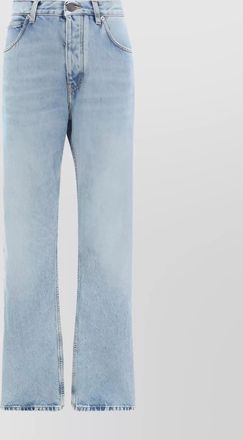 Balenciaga denim low-rise straight-leg trousers
