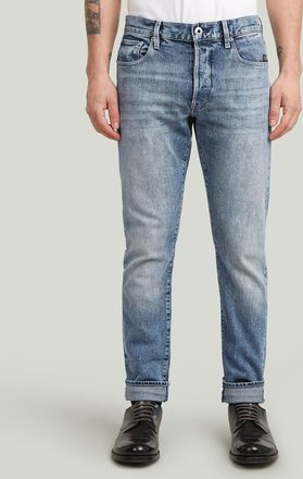 G-Star 3301 Slim Selvedge Jeans - Lichtblauw - Heren