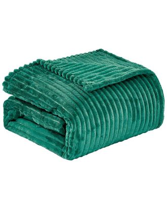 Luxury Home Reversible Striata Ribbed Corduroy Oversized Plush Blanket