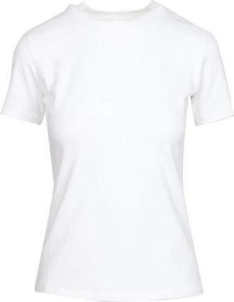 Sportmax T-shirts en Polos Wit - Dames - T-shirts - Wit - M - Katoen - Tops