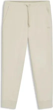 HUGO BOSS Broeken, Heren, Beige, XL, Katoen, Trainingsbroeken