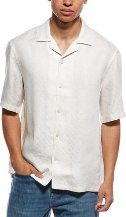 HUGO BOSS Lars Linen-Blend Shirt