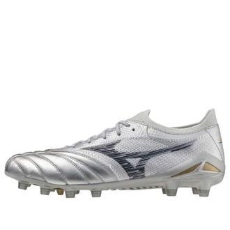 Mizuno Morelia Neo 4 Beta Japan FG Platinum Silver Pack Silver Gold P1GA254004