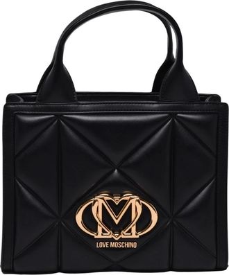 Love Moschino Tassen, Dames, Zwart, ONE Size, Hand Bag