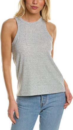 Chaser High-Neck Linen-Blend Tank