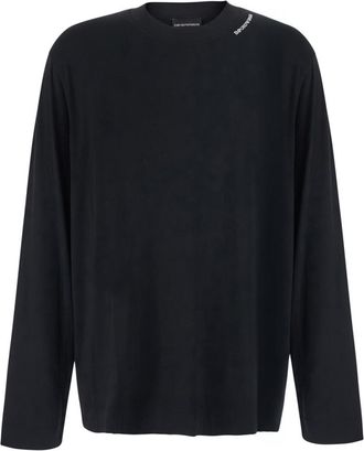 Emporio Armani Black Full Sleeves T-Shirt