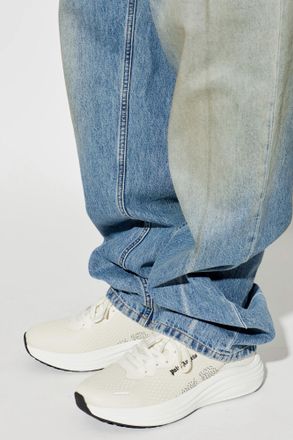 Palm Angels Sunset Sports Shoes, Mens, Cream
