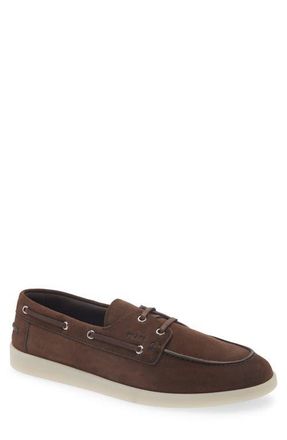 Prada St. Tropez Boat Shoe in Moro at Nordstrom, Size 10.5Us