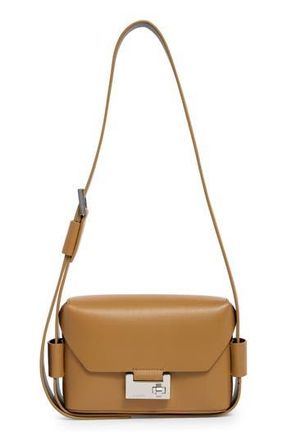 AllSaints Frankie Leather Crossbody Bag in Tan Brown at Nordstrom Rack