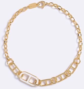 Emma Pills Extra Pill Necklace in White Glo at Nordstrom, Size 18