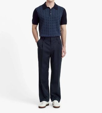 Tiger Of Sweden Todne Straight Leg Trousers In Light Ink