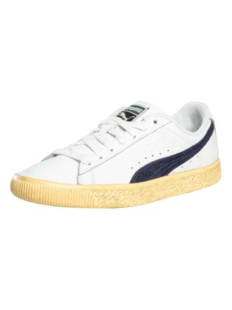 Puma Clyde Vintage Leren Sneakers, Wit