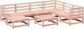 vidaXL 8 Piece Garden Sofa Set Solid Wood Douglas Fir vidaXL