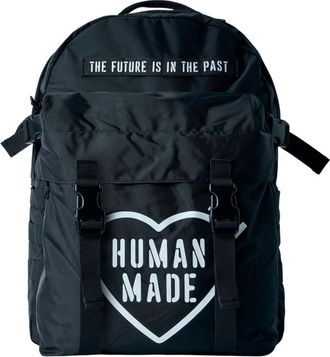Human Made Militaire Rugzak - Heren - Tassen - Zwart - Maat: ONE Size Nylon