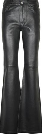Haikure Leather Broeken - Dames - Leren Broeken - Zwart - W26 - Broeken